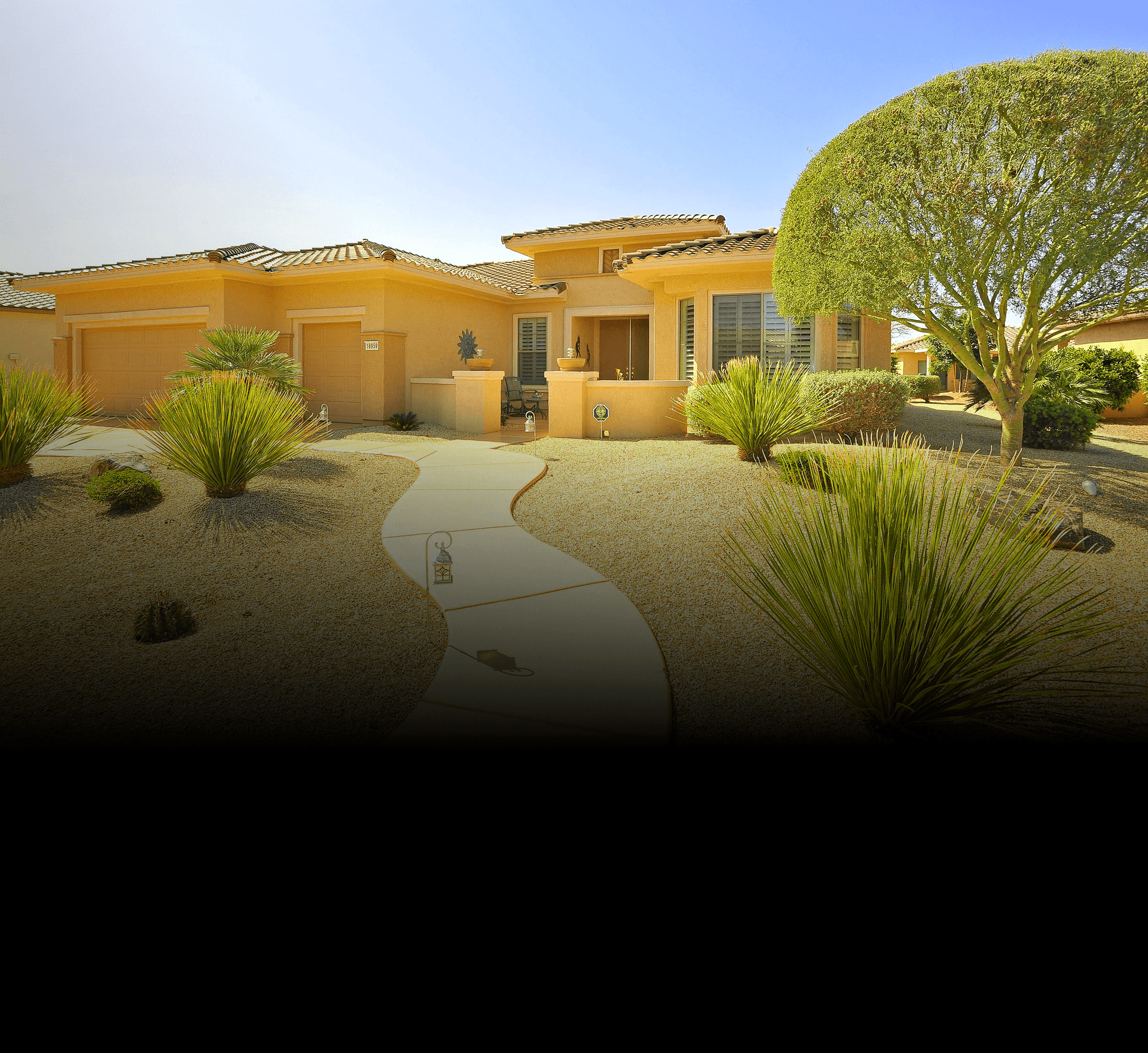 Clean weed-free desert landscaped home in Gilbert, Arizona